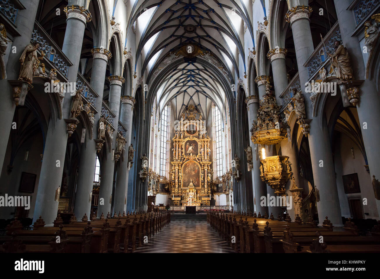 Germania, Colonia, la chiesa gesuita in stile barocco di S. Mariae Himmelfahrt. Deutschland, Koeln, die fruehbarocke Jesuitenkirche St. Mariae Himmelfahrt. Foto Stock