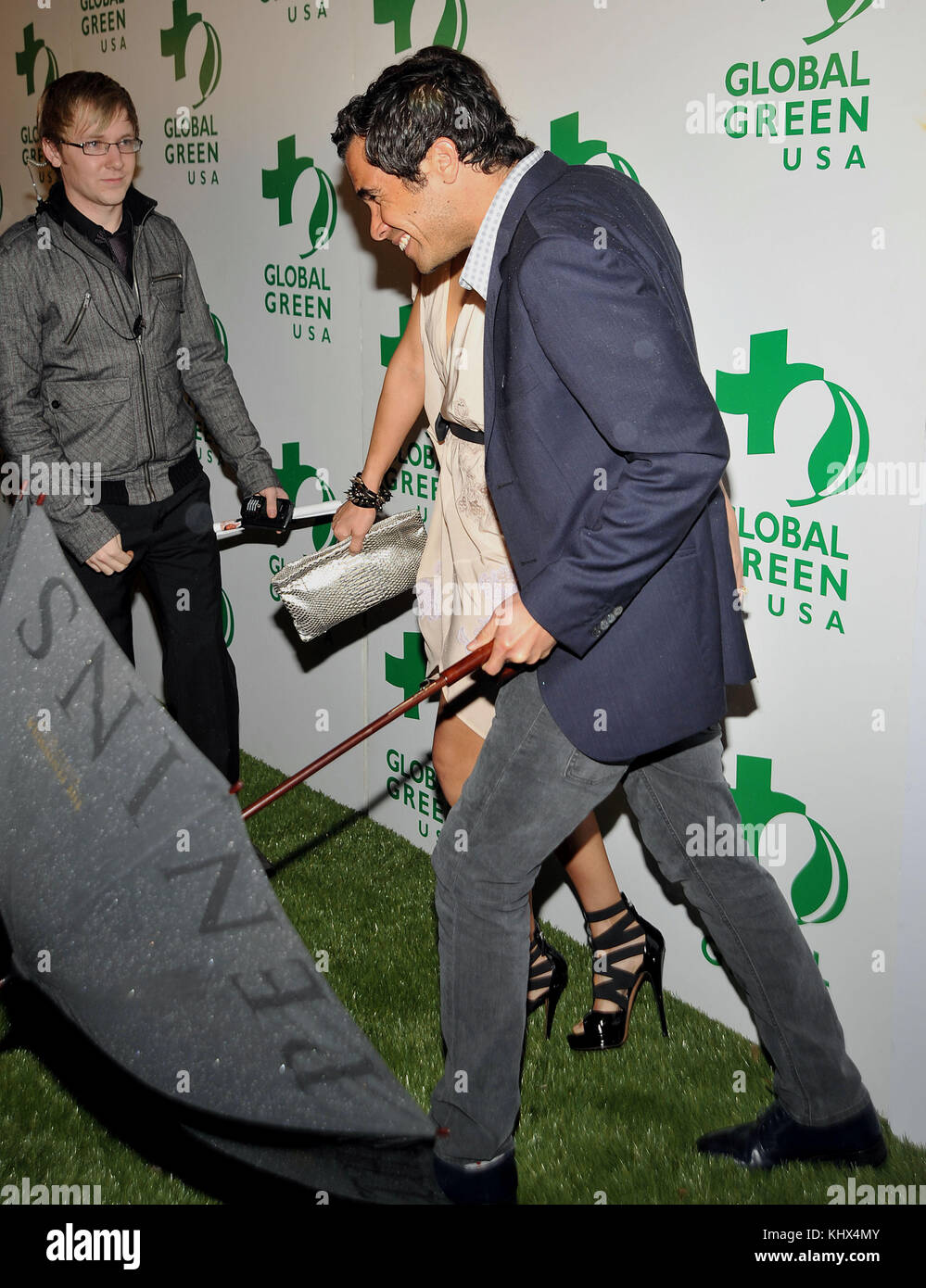 Jessica Alba   Cash Warren  20 - Global Green USA 7° Annual Pre-Oscar Party all'Avalon Club di Los Angeles. Foto Stock