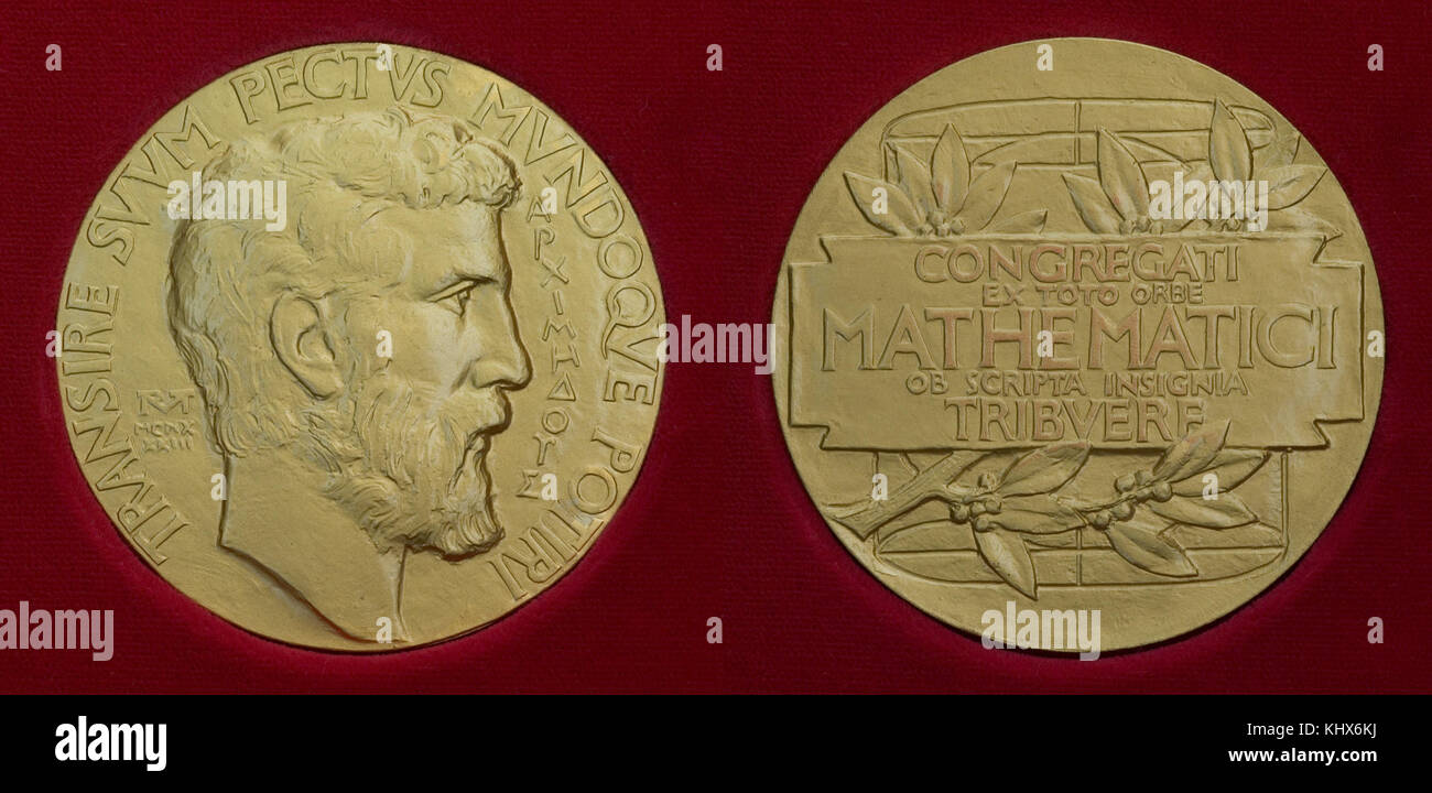 FieldsMedalFrontAndBack Foto Stock