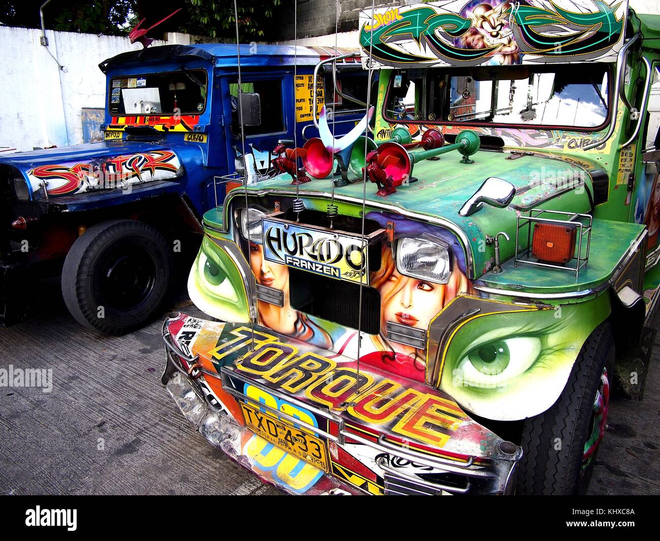 Antipolo City Filippine 15 Novembre 2017 Colorati Jeepneys Passeggero Con Disegni Artistici In Corrispondenza Di Un Jeepney Parcheggio Foto Stock Alamy