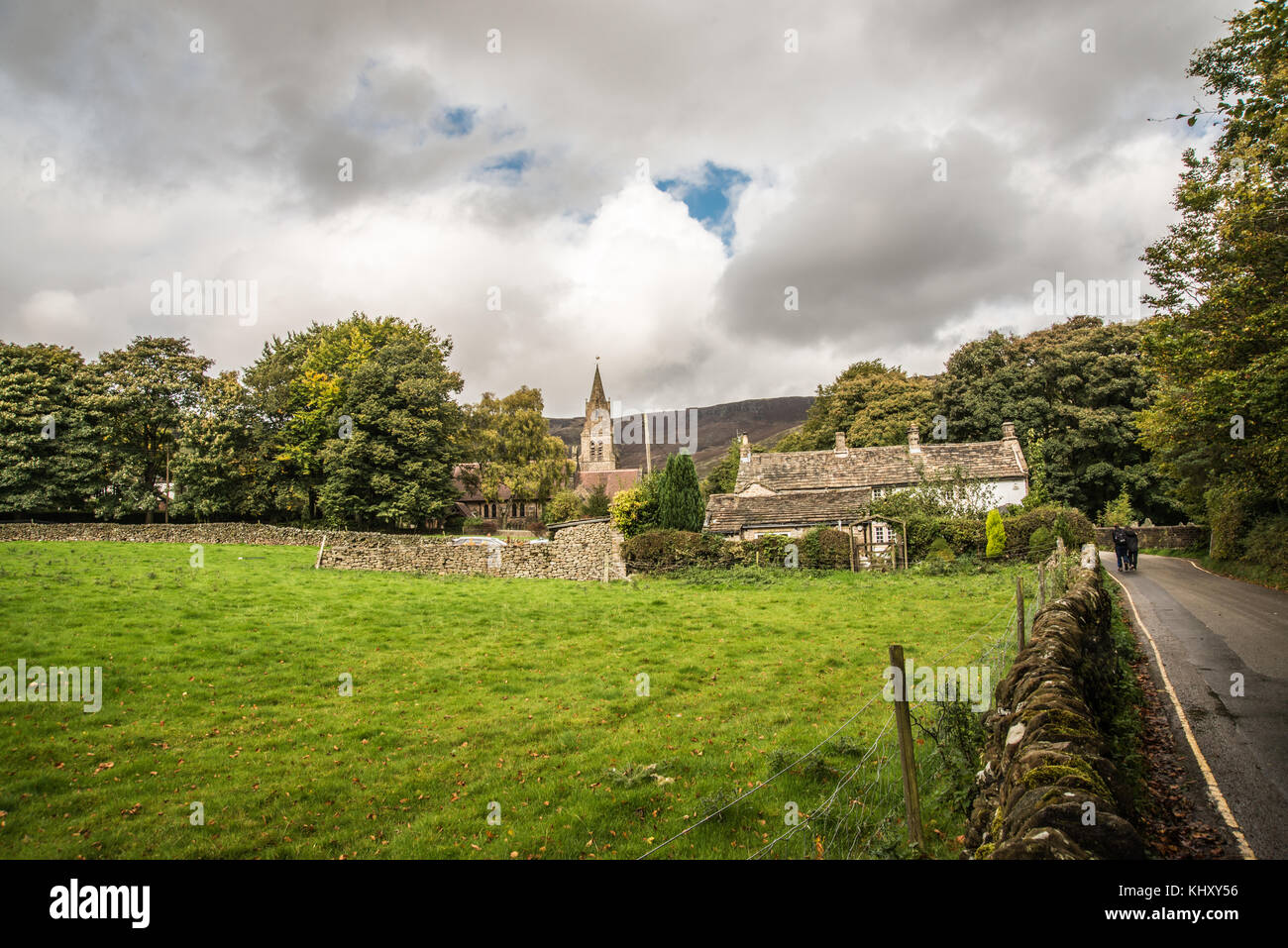 Vita a Edale Derbyshire Foto Stock