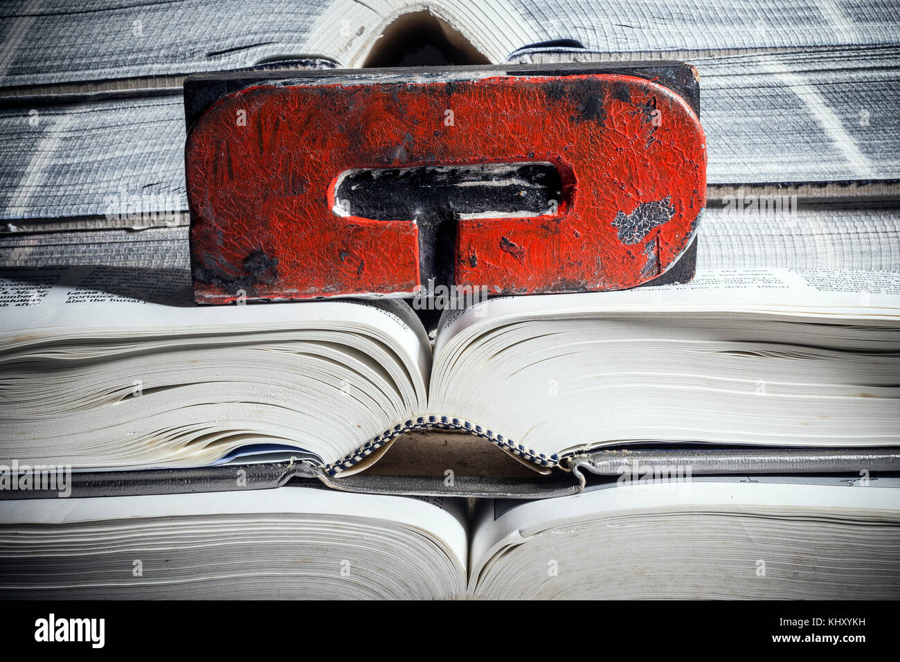 Carattere tipografico,Johannes Gensfleisch zur Laden zum Gutenberg,mobile tipo ,Rivoluzione Stampa , Stampa , tipo di lega metallica ,la comunicazione di massa, la colonna vertebrale, Foto Stock