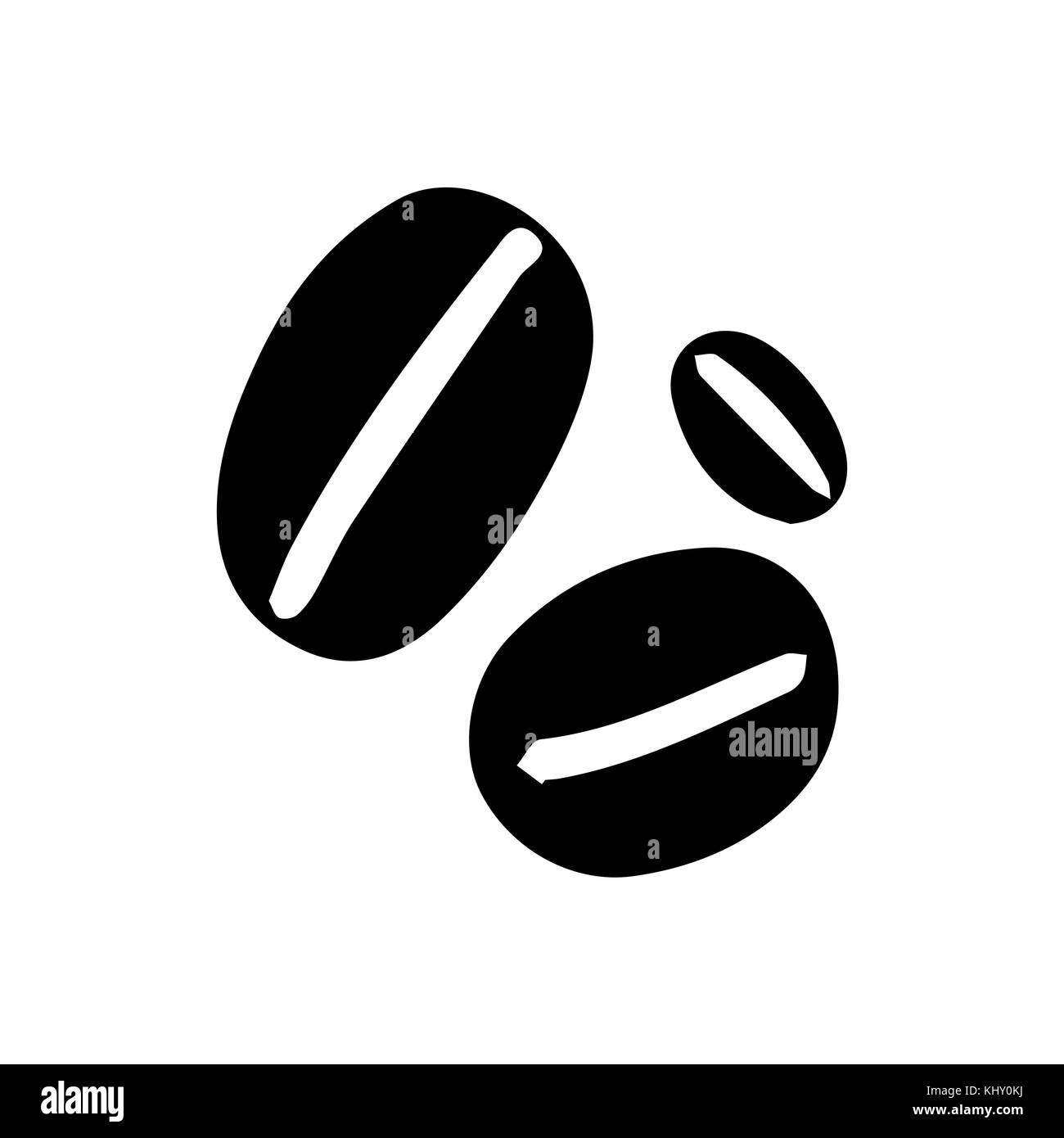 Chicco di caffè illustrazione Foto Stock