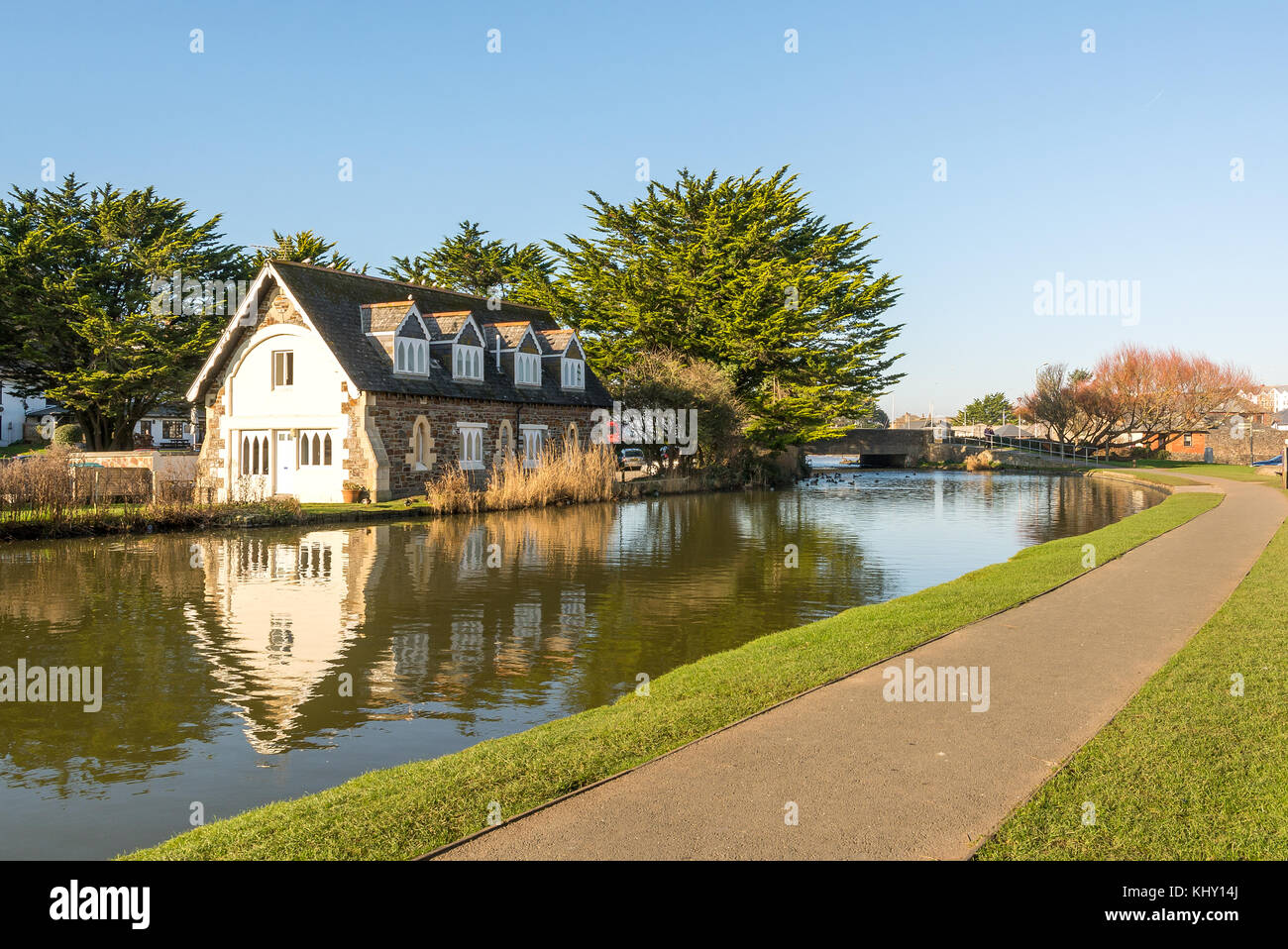 Bude Canal, Cornwall Foto Stock