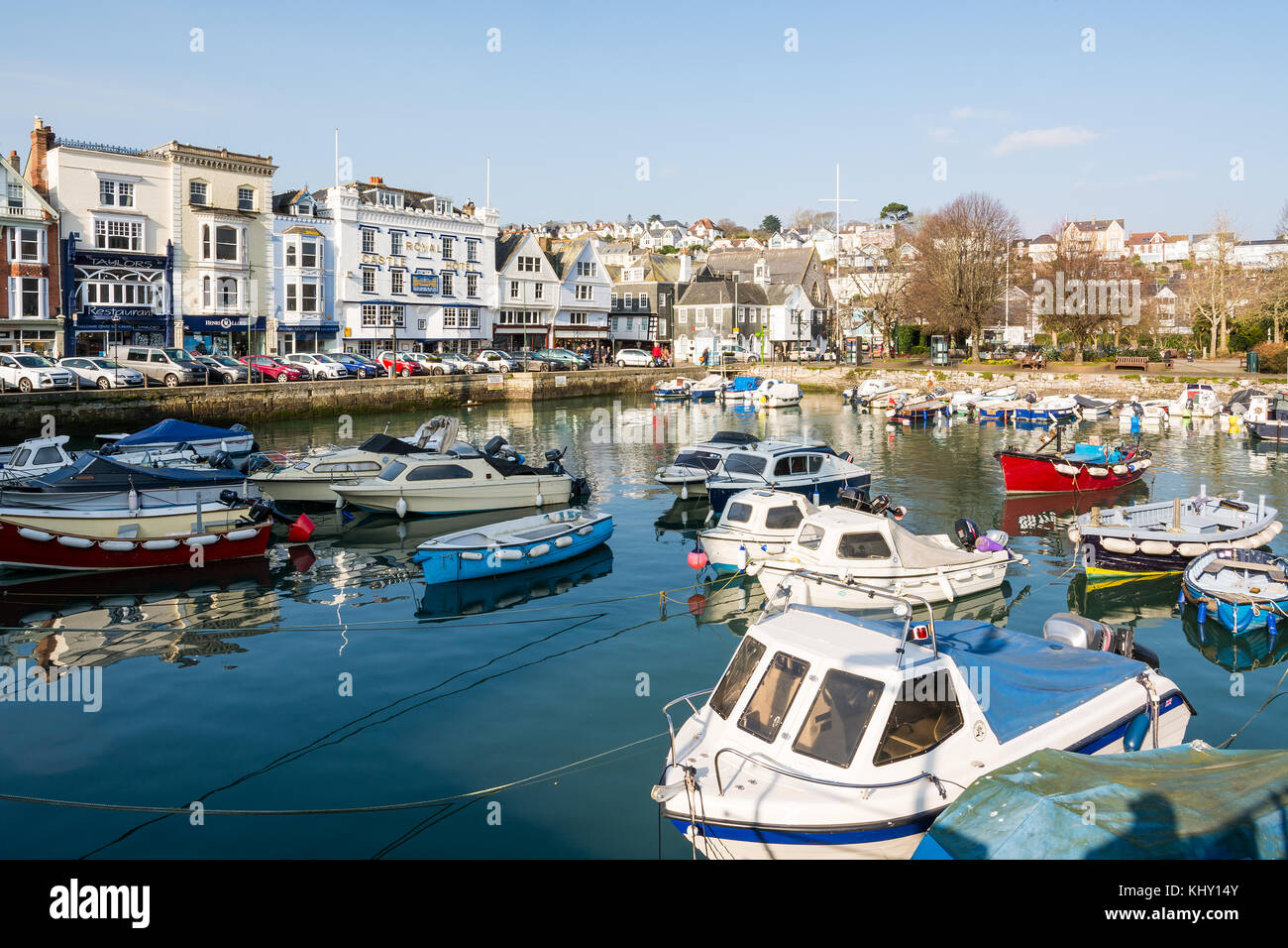 Porto di Dartmouth Foto Stock