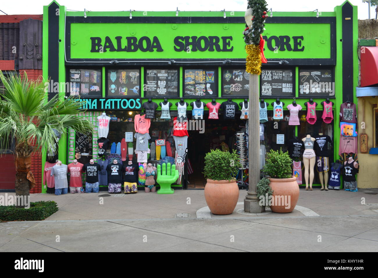 Balboa area dello shopping in California Foto Stock