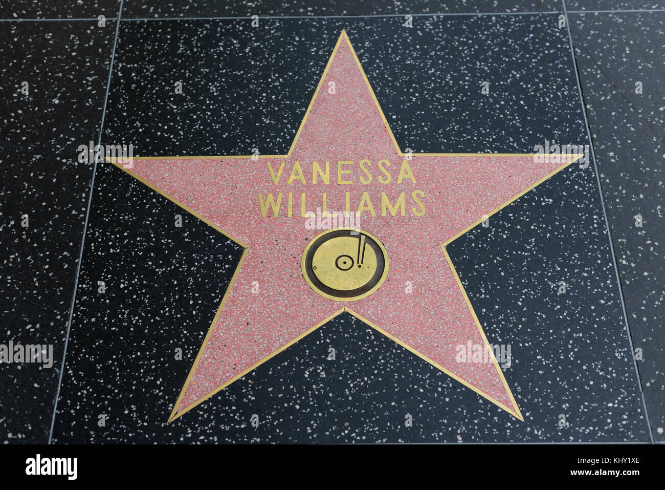 HOLLYWOOD, CA - DICEMBRE 06: Vaness Williams stella sulla Hollywood Walk of Fame a Hollywood, California il 6 dicembre 2016. Foto Stock