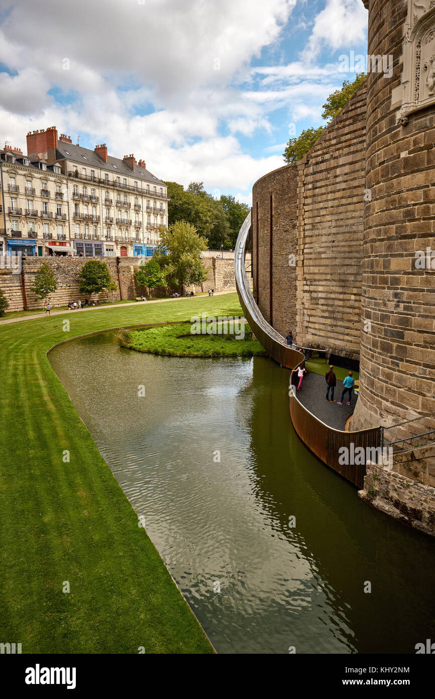 Château des ducs de Bretagne a Nantes, Loira Atlantica, Loira, Francia. Foto Stock