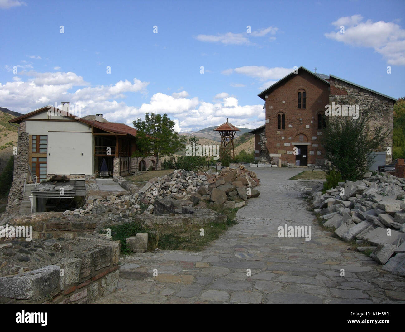 Banjska vista frontale Foto Stock