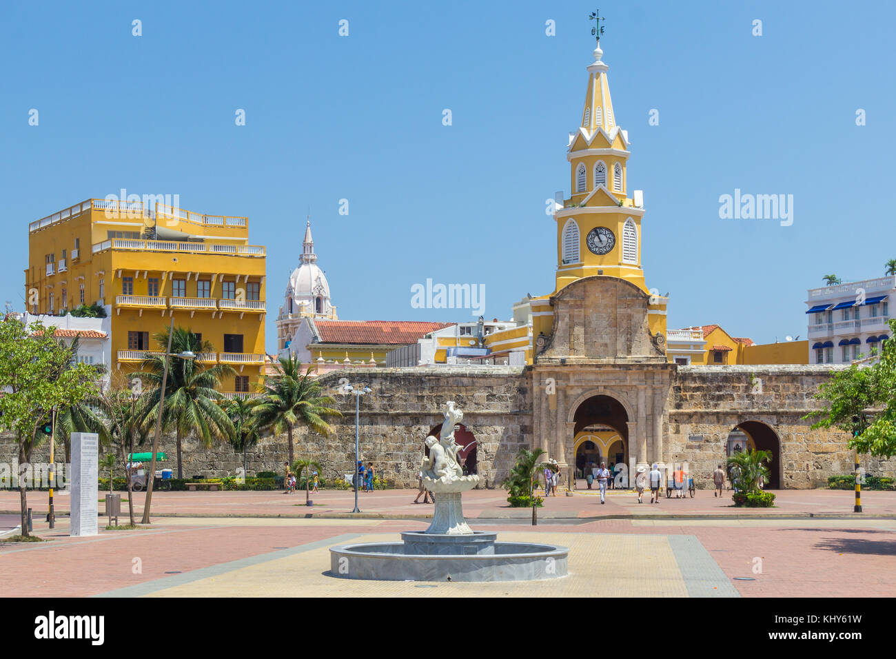 Torre del Reloj | Cartagena de Indias | Colombia Foto Stock