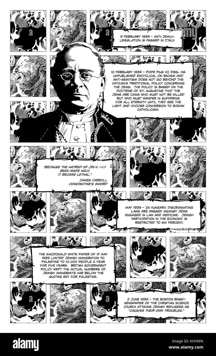 "Judenhass" di Dave SIM è una graphic novel pubblicata nel 2008, che esplora temi dell'antisemitismo e della storia. Sfida i lettori a confrontarsi con verità scomode attraverso una potente narrazione visiva. Foto Stock