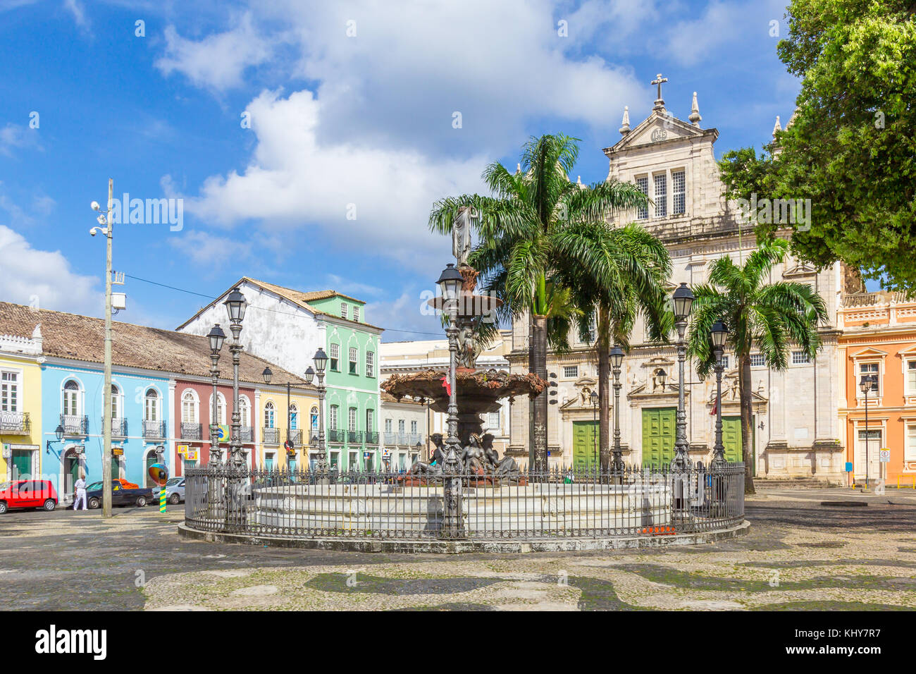 Terreiro De Jesus Square | Salvador De Bahia | Brasile Foto Stock