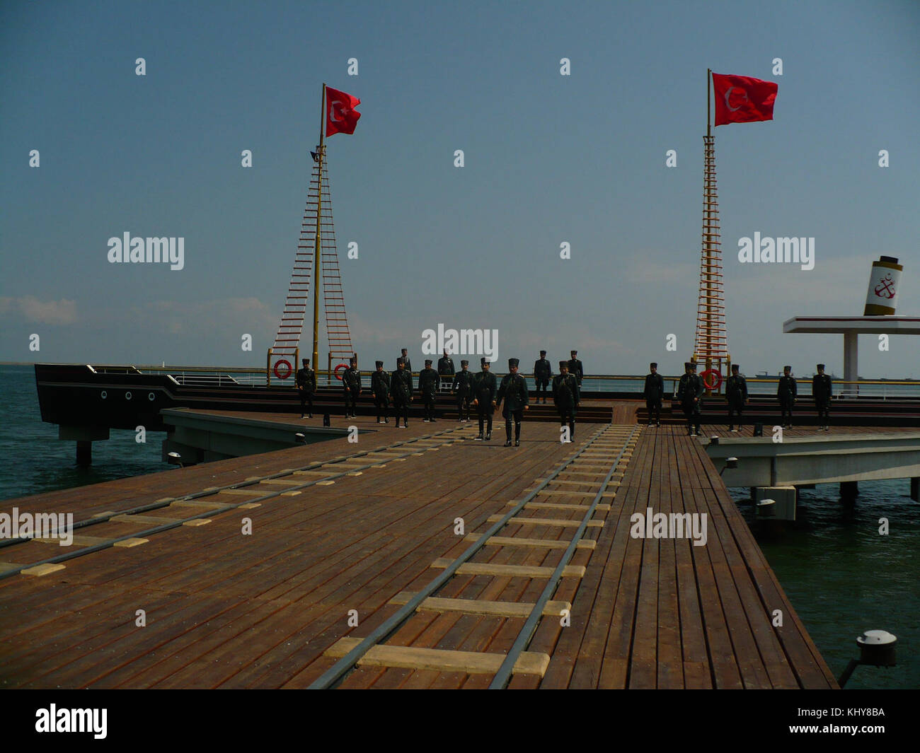 In atterraggio a Samsun Foto Stock