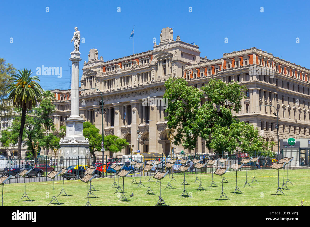 Palazzo Della Corte Suprema In Piazza General Lavalle | Buenos Aires | Argentina Foto Stock