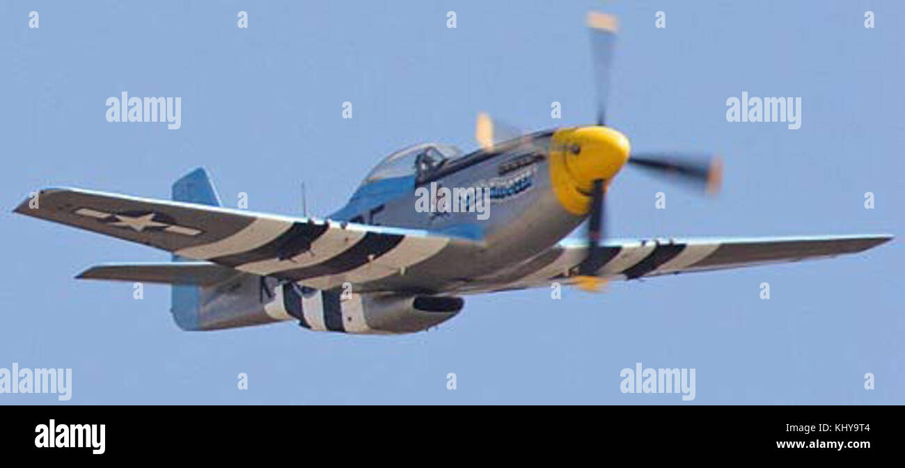 North American P Mustang Foto Stock