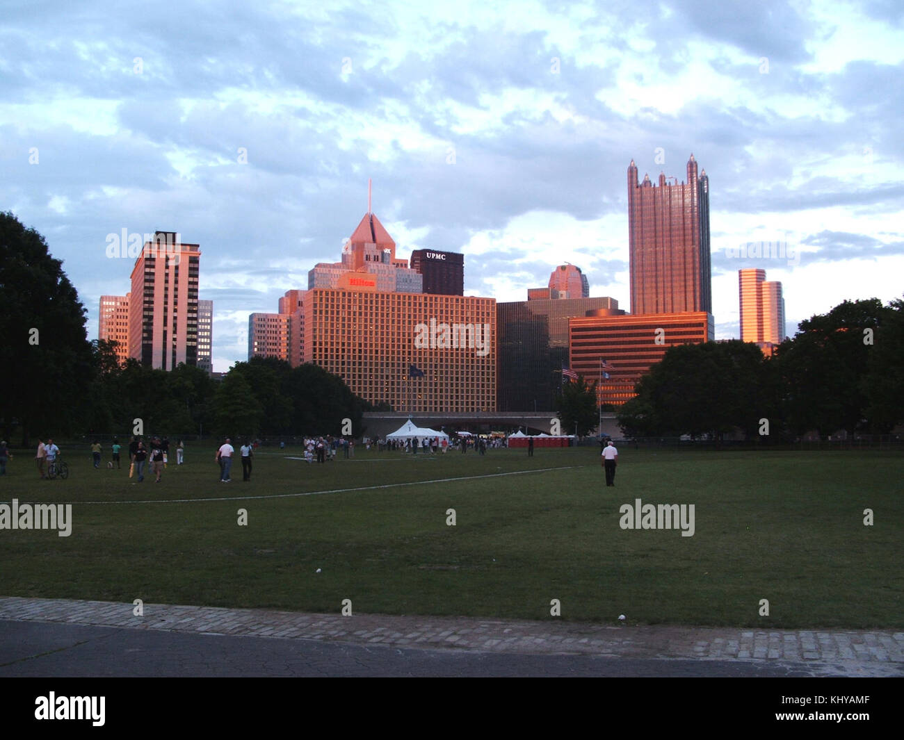 Pittsburgh pointpark Foto Stock