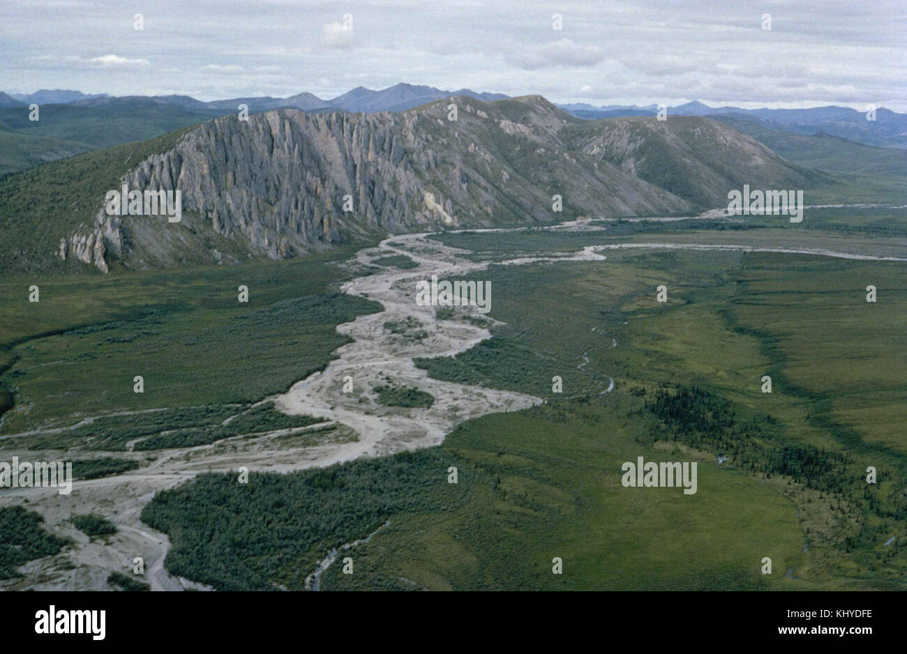 Firth fiume Arctic National Wildlife Refuge Foto Stock