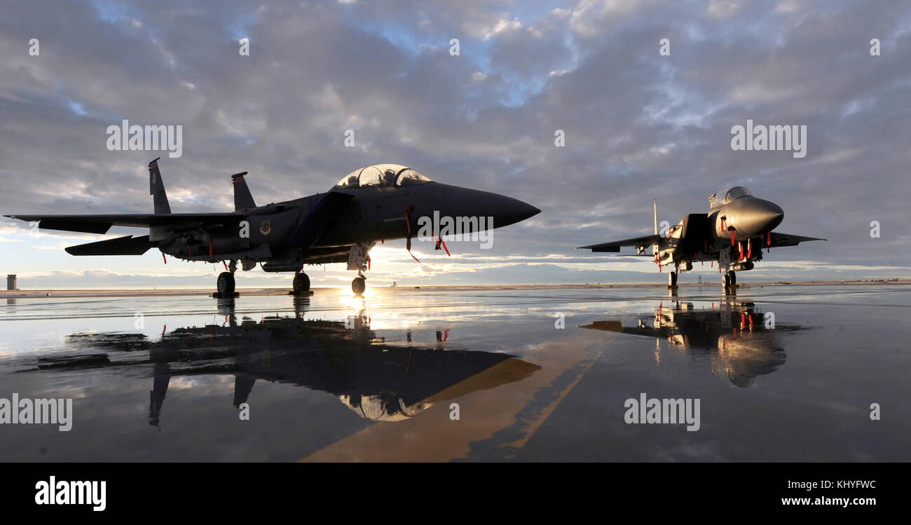 F-15E Strike Eagles Foto Stock