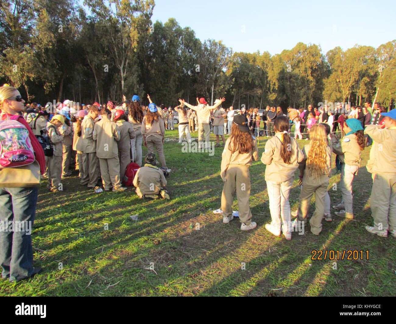 Israele celebra 32703 scout Foto Stock
