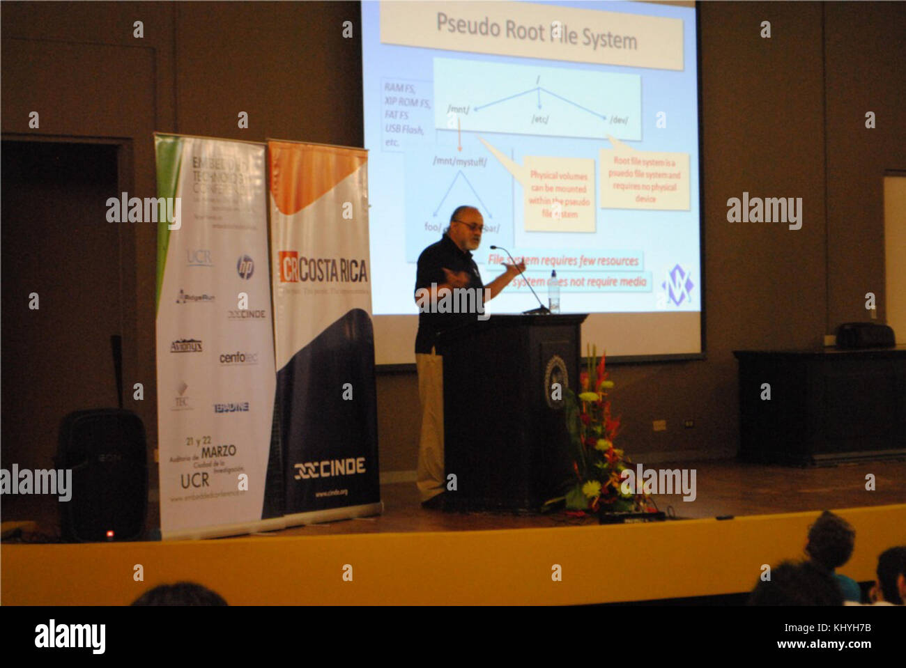 Gregory Nutt presso la tecnologia incorporata Conference 2011 Foto Stock