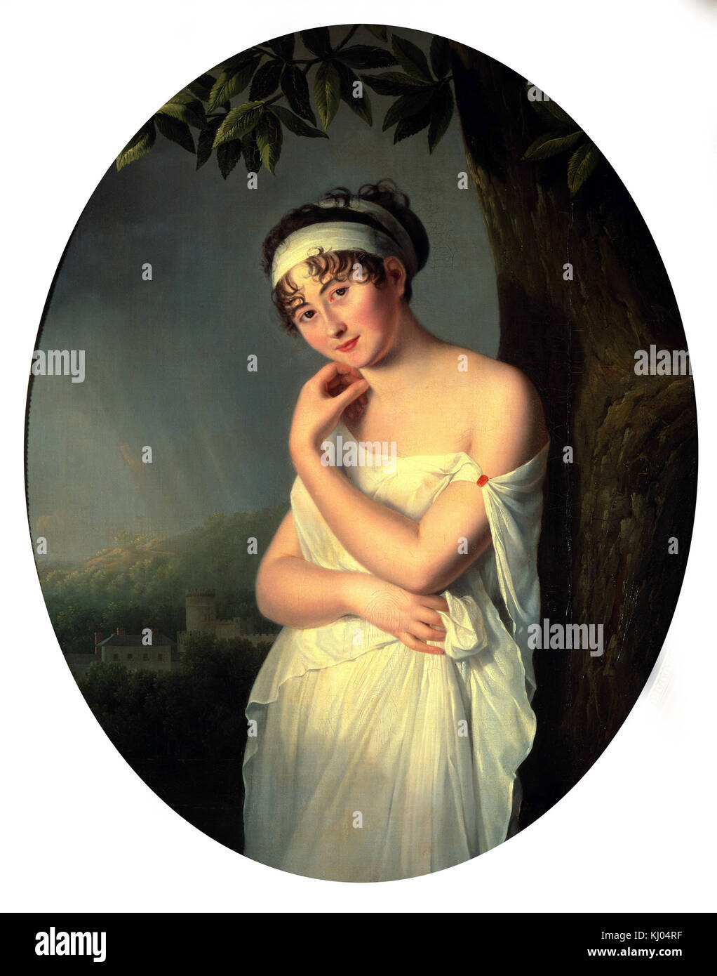 Morin Eulalie - Ritratto di Juliette Recamier (1777 - 1849) Foto Stock