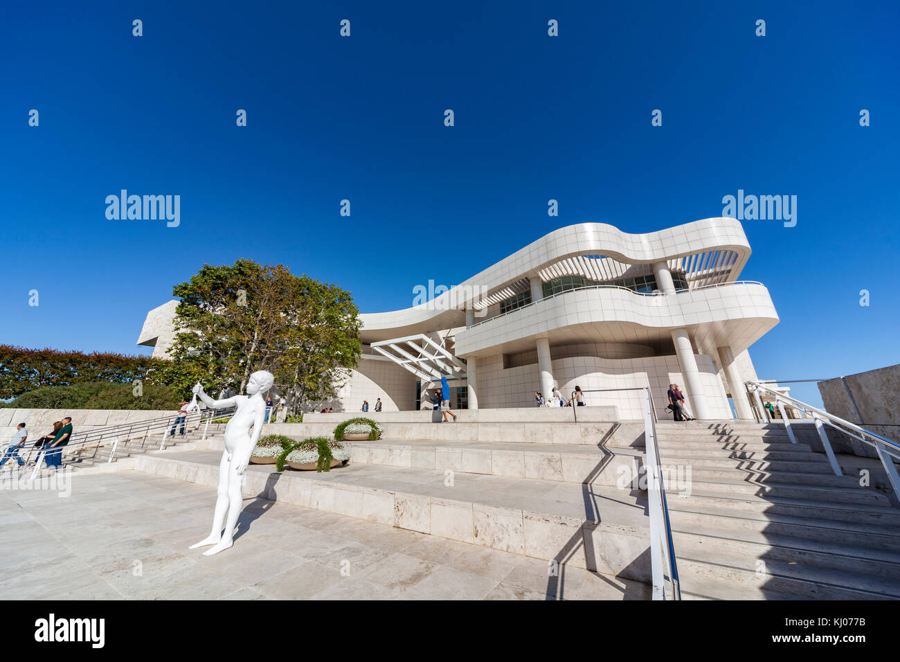 Il Getty Center di Los Angeles, California, è un campus di Getty museum e altri programmi del getty trust. Foto Stock