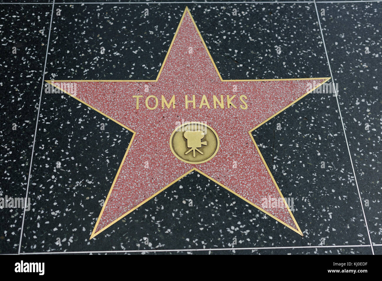 HOLLYWOOD, CA - DICEMBRE 06: Tom Hanks stella sulla Hollywood Walk of Fame a Hollywood, California il 6 dicembre 2016. Foto Stock