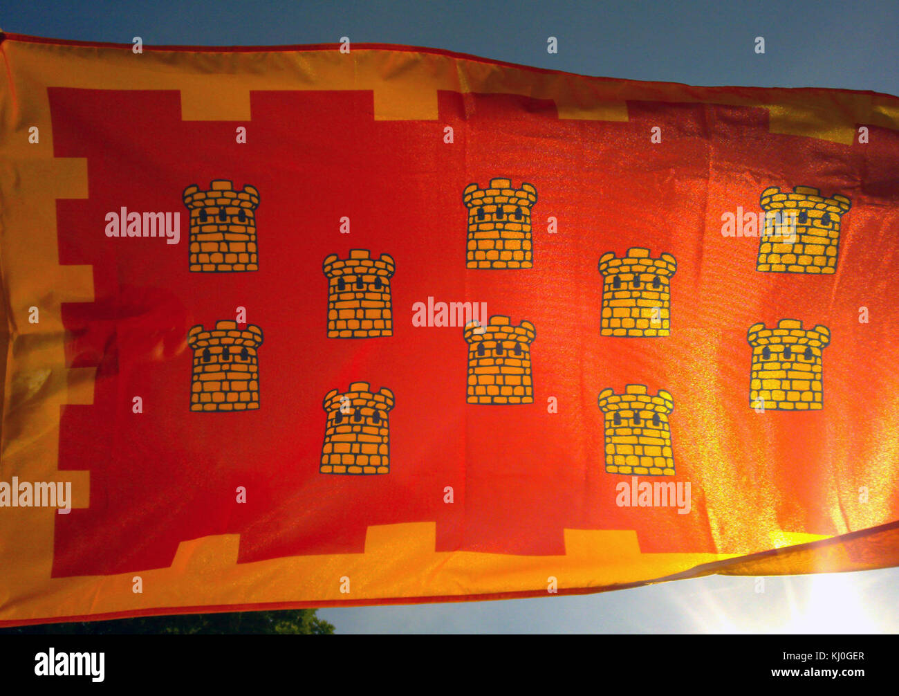 Bandiera della Greater Manchester 2 Foto Stock