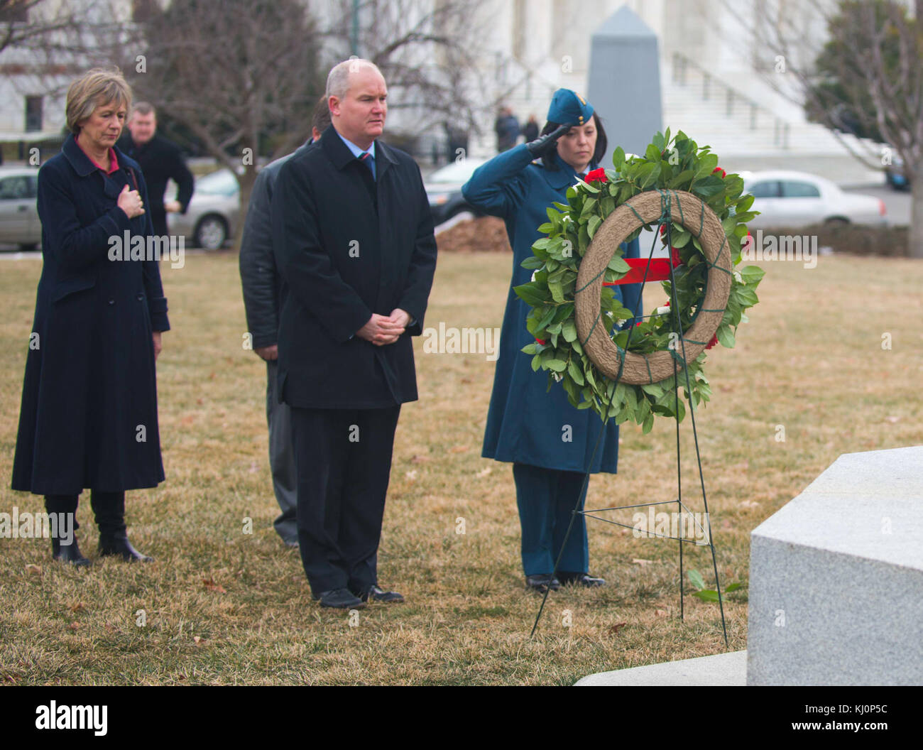 Croce canadese della ghirlanda Sacrafice posa - salute (15815004974) Foto Stock