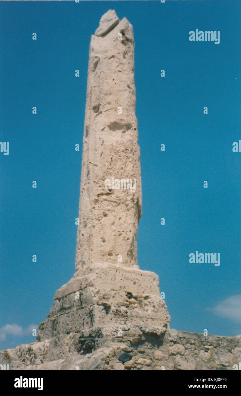 Il Tempio di Apollo sull'isola greca di Egina è un antico tempio dorico risalente al V secolo a.C. È rinomato per il suo significato architettonico e come importante sito archeologico nella storia greca. Foto Stock