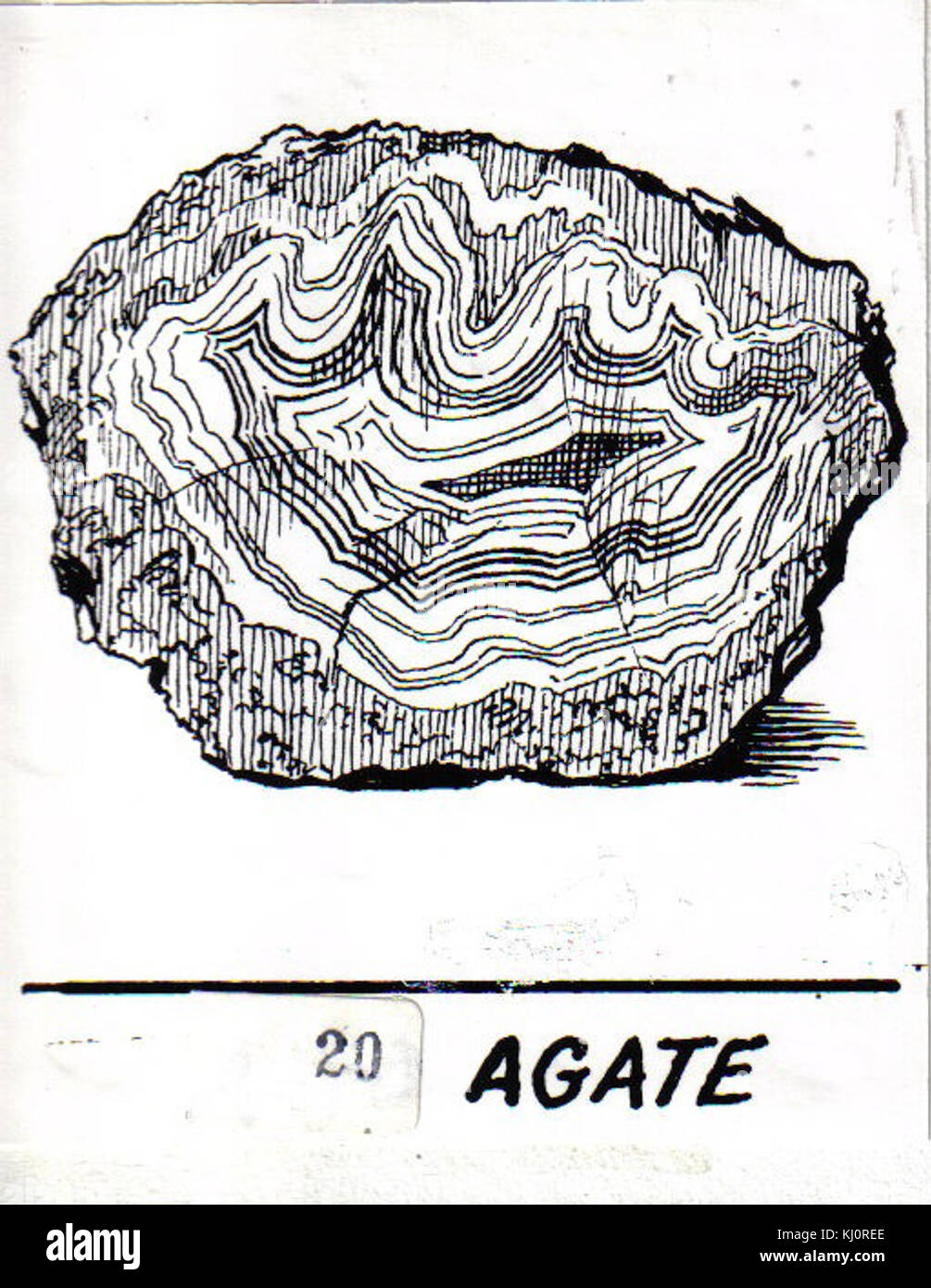 L'agata (PSF) Foto Stock