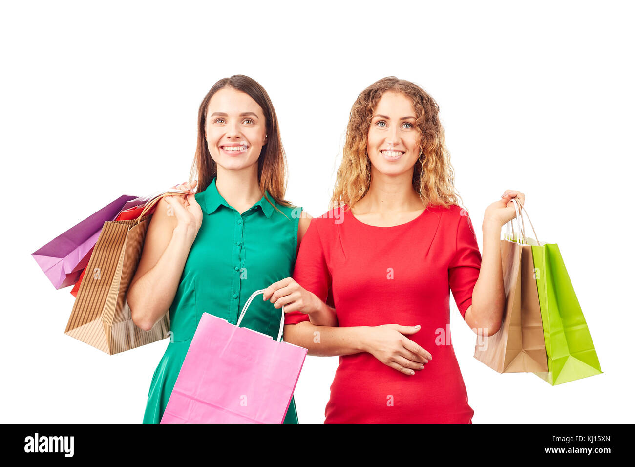 Shopping amici Foto Stock