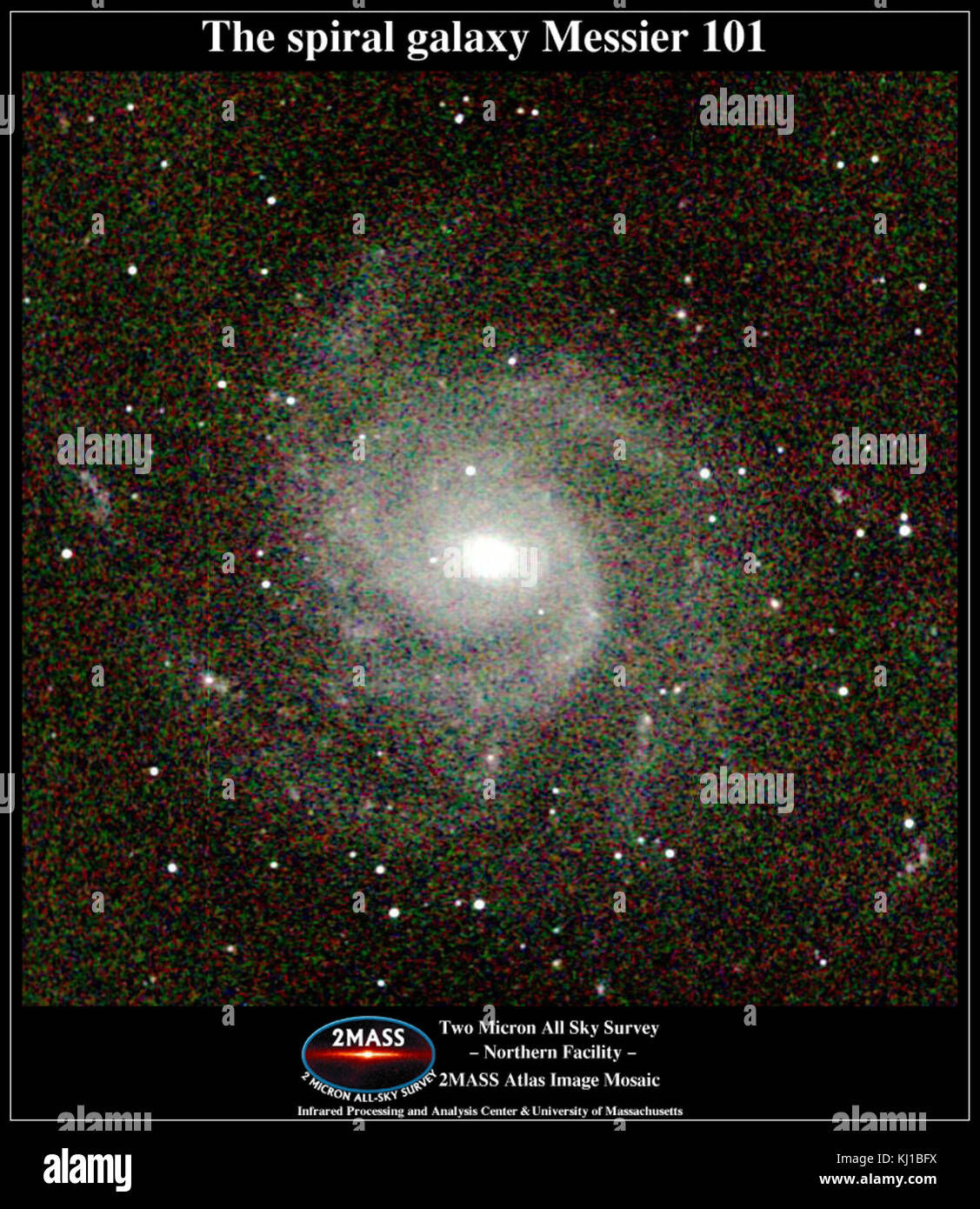 Messier 101 2massa Foto Stock