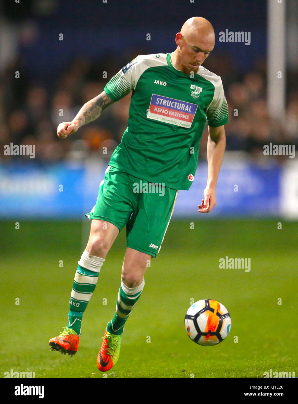 Leatherhead's Sean Clohessy Foto Stock