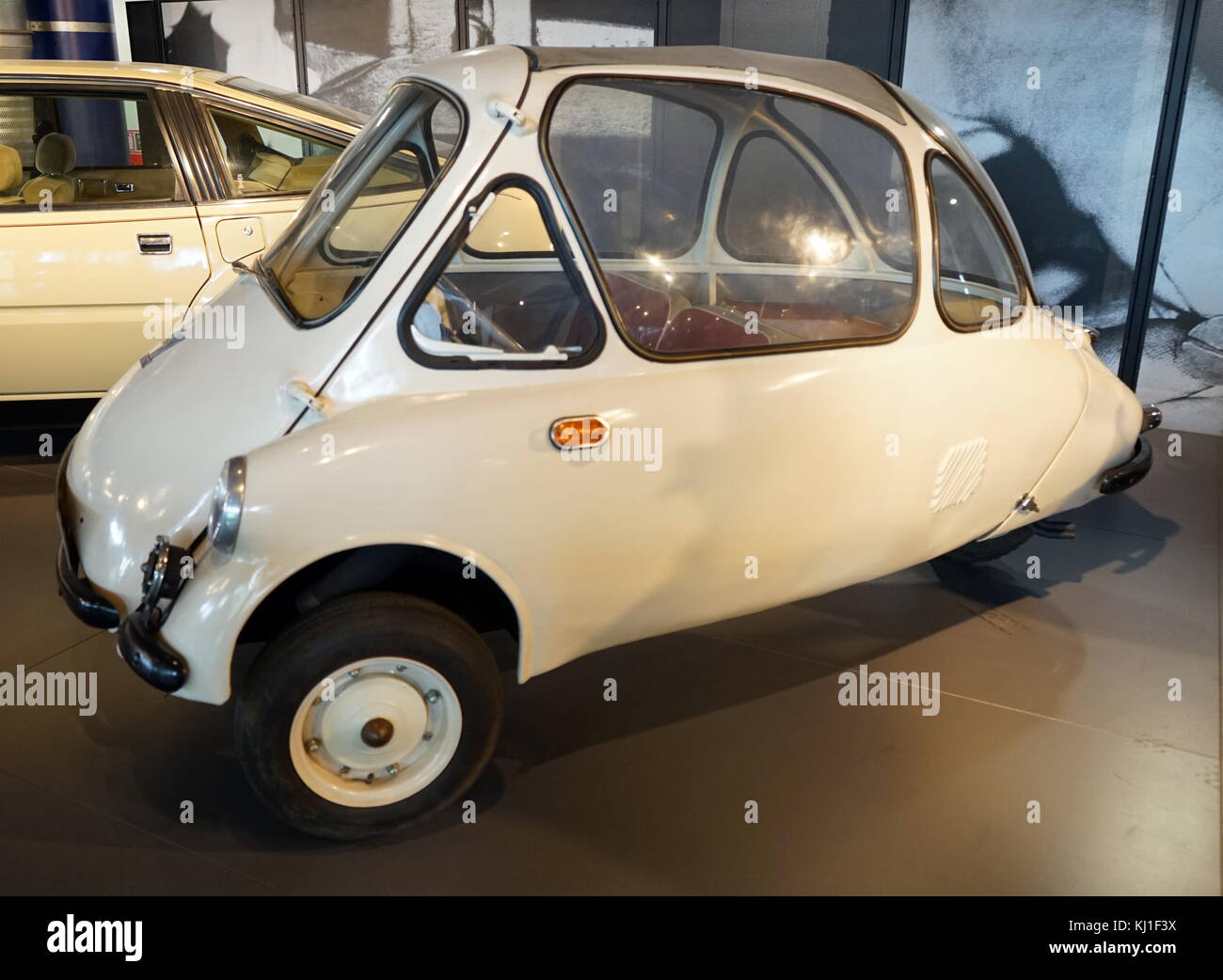 L'Heinkel Kabine, tre ruote microcar, progettato da Heinkel Flugzeugwerke 1958. Foto Stock