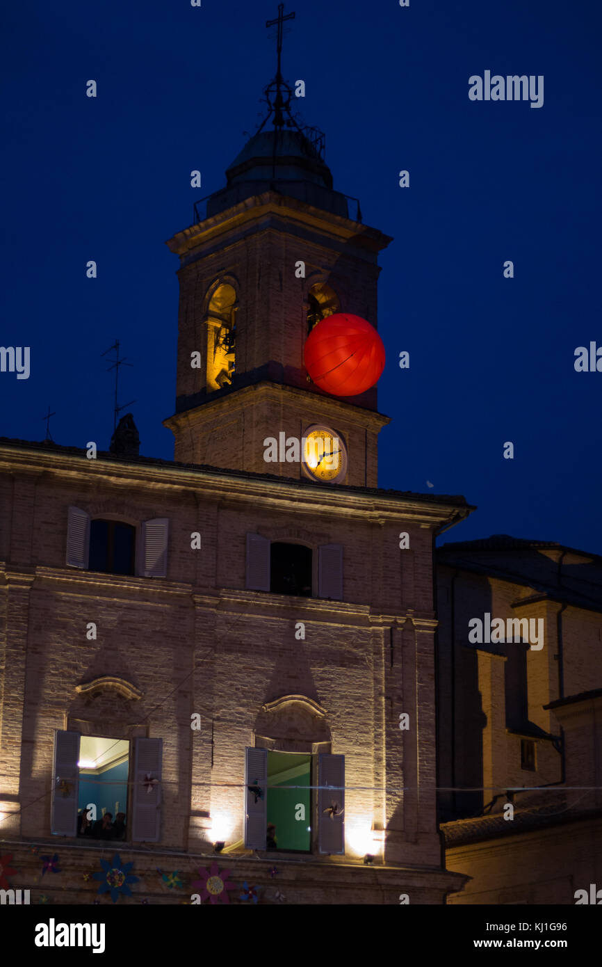 Clown e clown Festival di Monte San Giusto Foto Stock