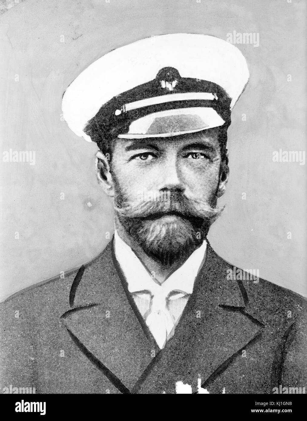 Lo Zar Nicola II di Russia circa 1910 Foto Stock