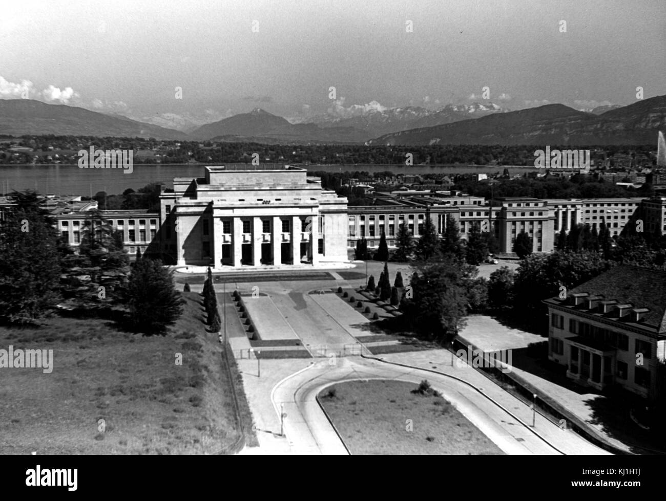Fotografia delle Nazioni Unite Ufficio europeo in Svizzera. In data xx secolo Foto Stock