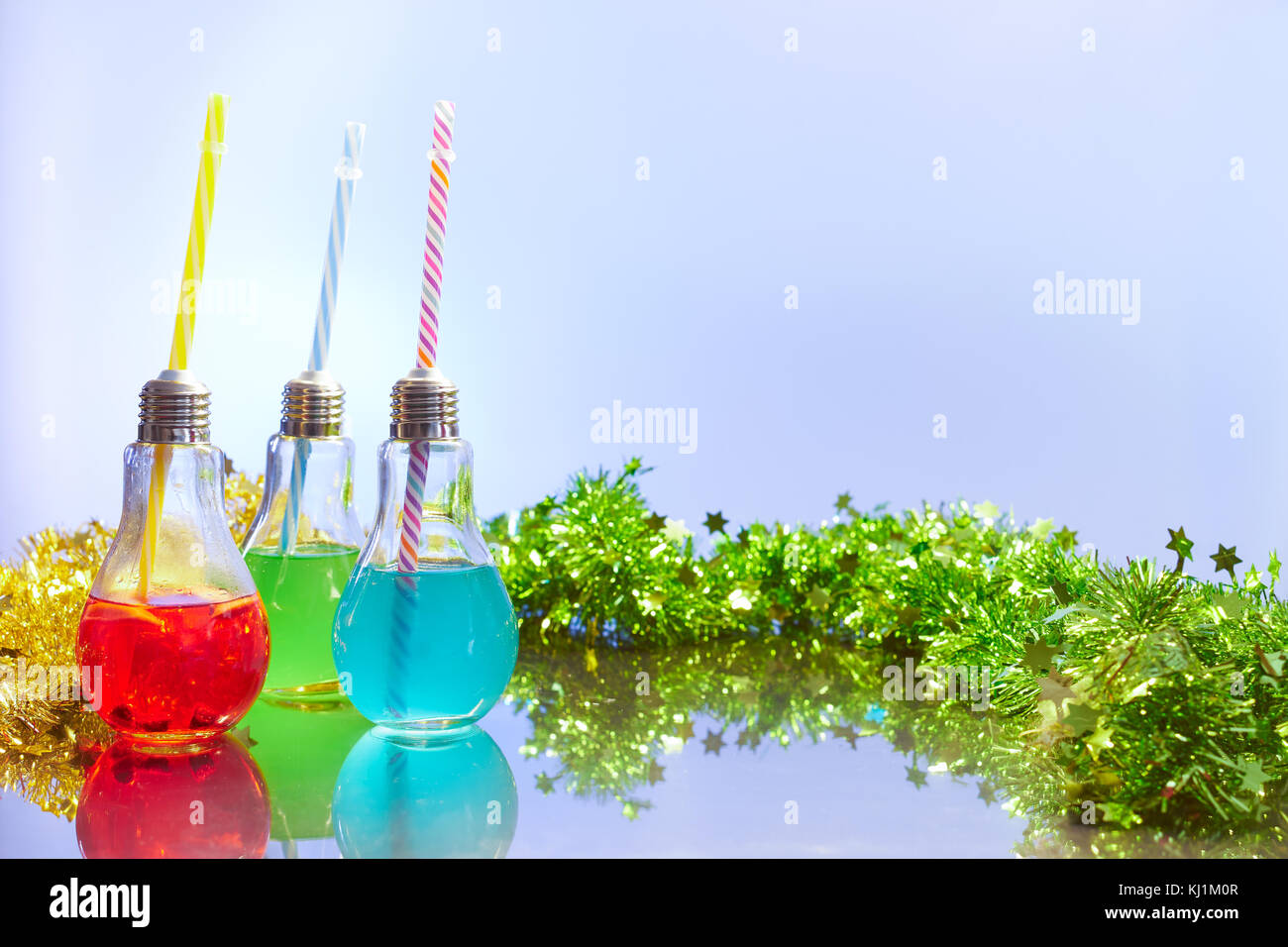 Cocktail per capodanno Foto Stock