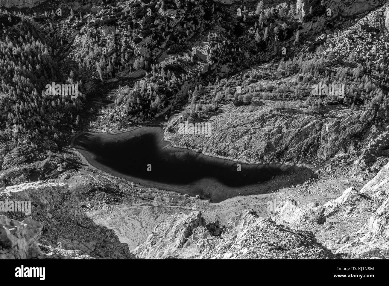 Valle dei laghi del Triglav in autunno 2017 Foto Stock
