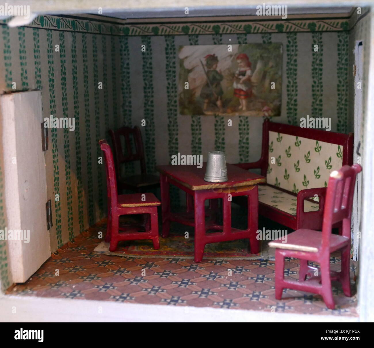 Il tedesco Dolls house da Gottschalk, 1924 Foto Stock