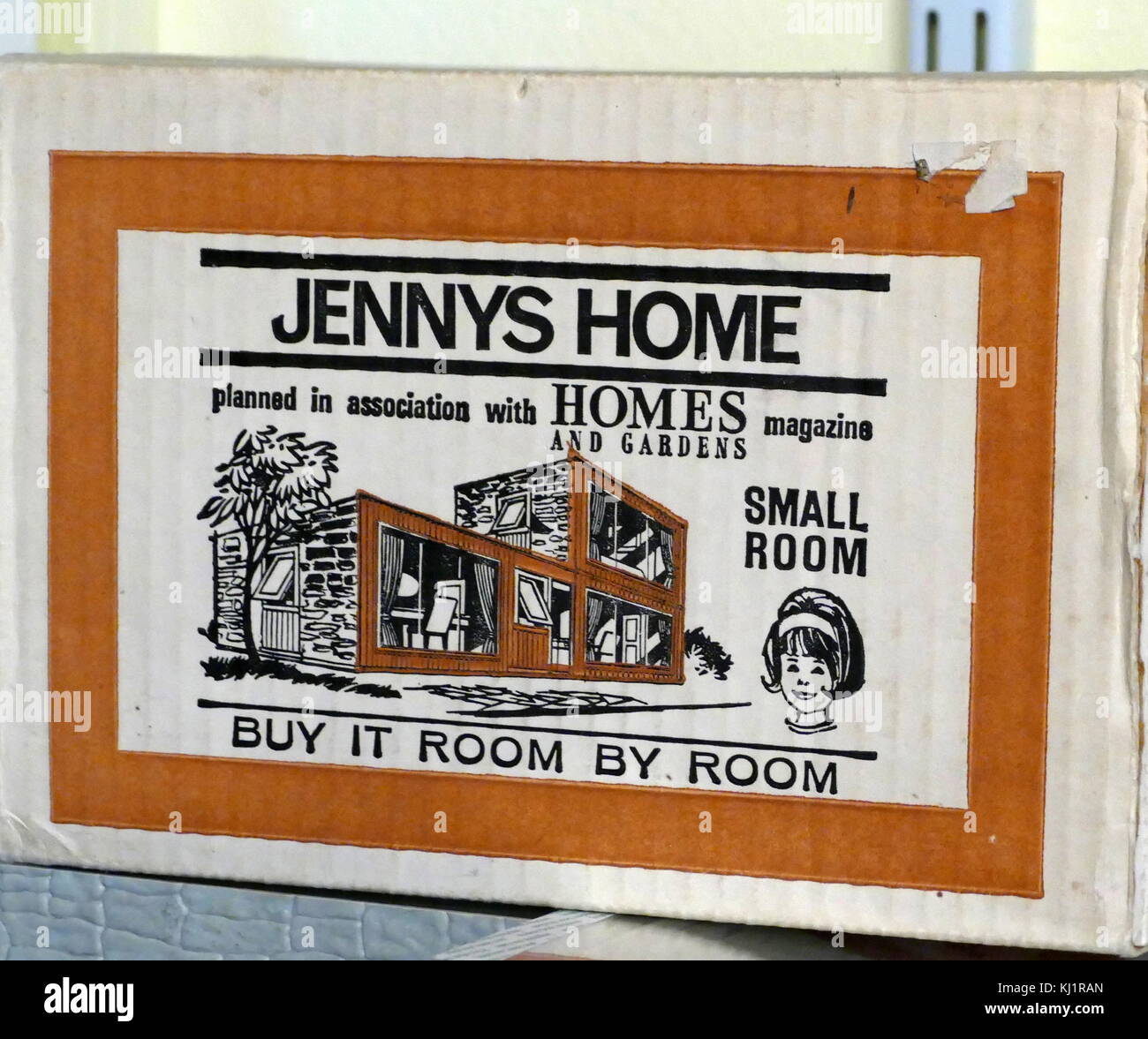 Dolls house, kit modello "Jenny's Home' circa 1966 Foto Stock