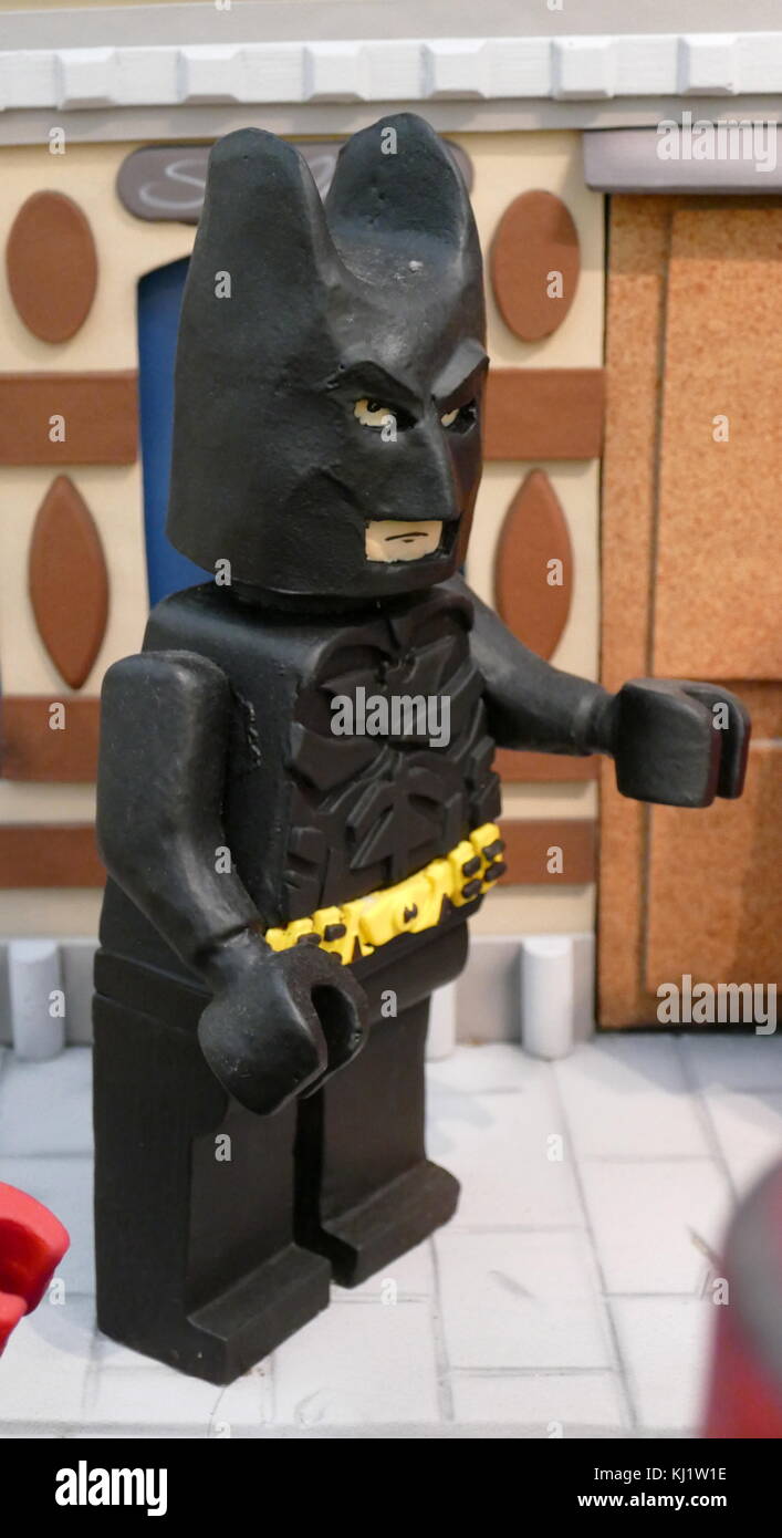 Plastilina modello del personaggio dei fumetti Batman "". Recante la data del XXI secolo Foto Stock