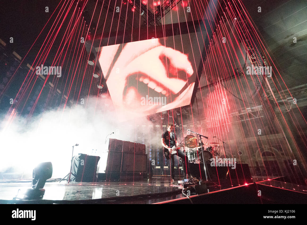 Londra, Regno Unito. Xx nov, 2017. sangue reale esecuzione dal vivo sul palco la prima notte della loro 3-potrebbe funzionare a Alexandra Palace di Londra. photo Data: lunedì, 20 novembre 2017. Credito: roger garfield/alamy live news Foto Stock