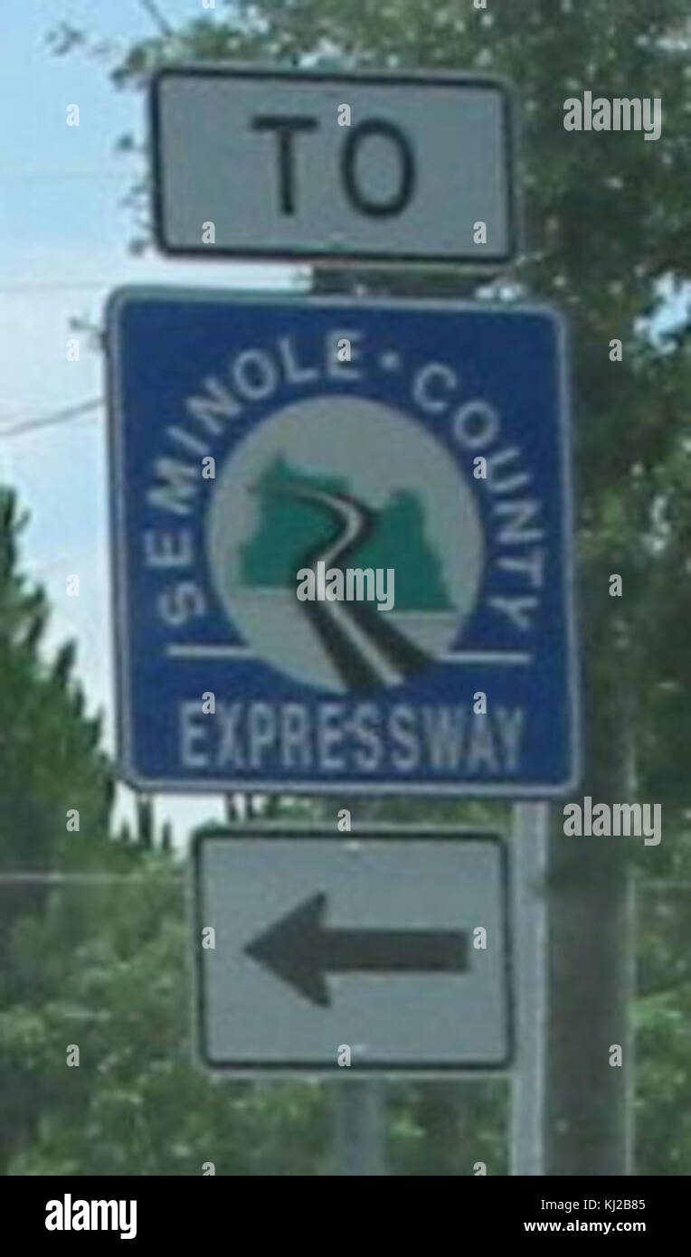 Seminole County Expressway Foto Stock