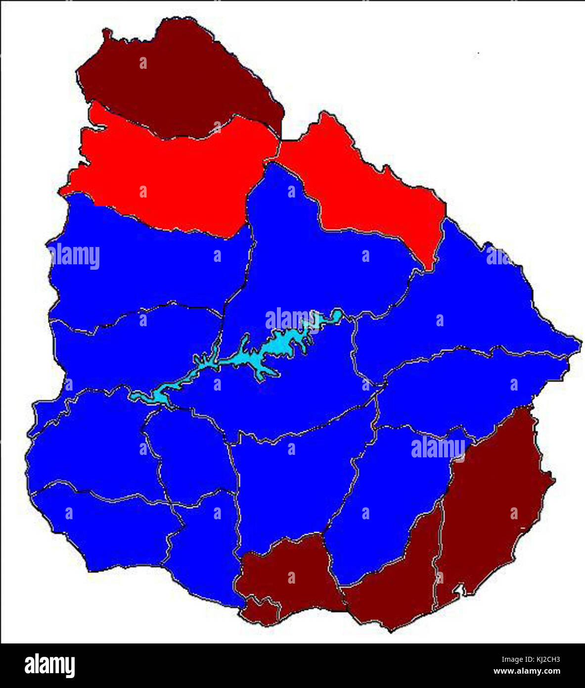 Uruguay elezioni dipartimentali 2010 Foto Stock