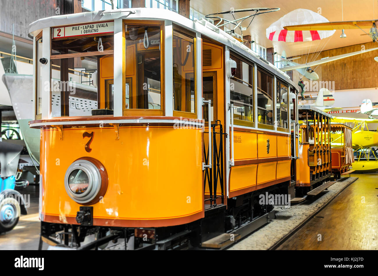 Museo tecnico a Zagabria in Croazia. Foto Stock