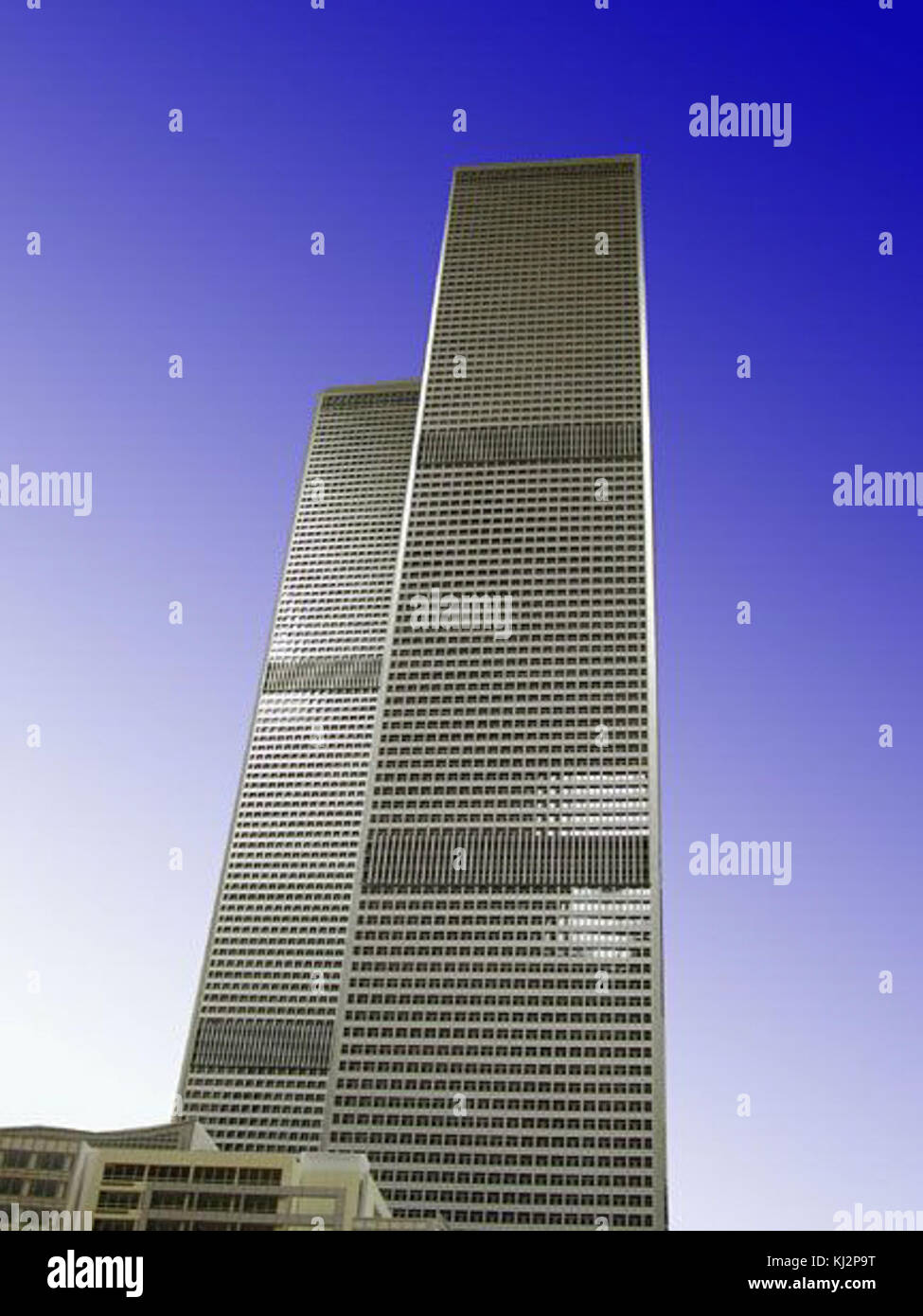 Torri WTC Memorial Foto Stock