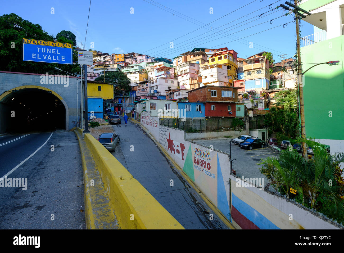 Venezuela, Santiago de Leon de Caracas: bidonville in città alta Foto Stock