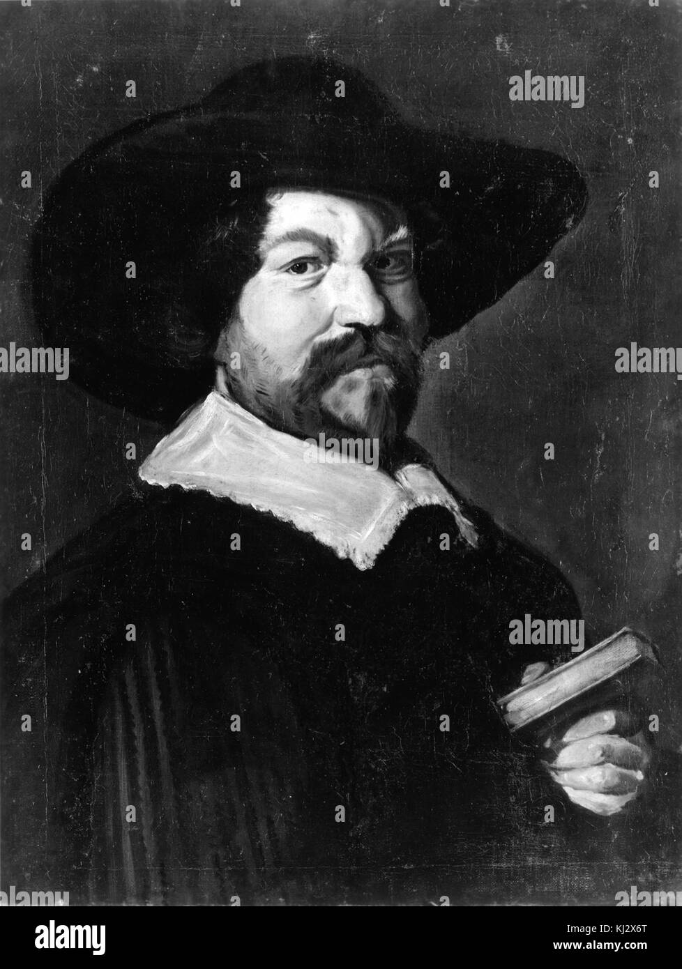 Frans Hals - Ritratto il busto di un uomo - Walters 37345 Foto Stock